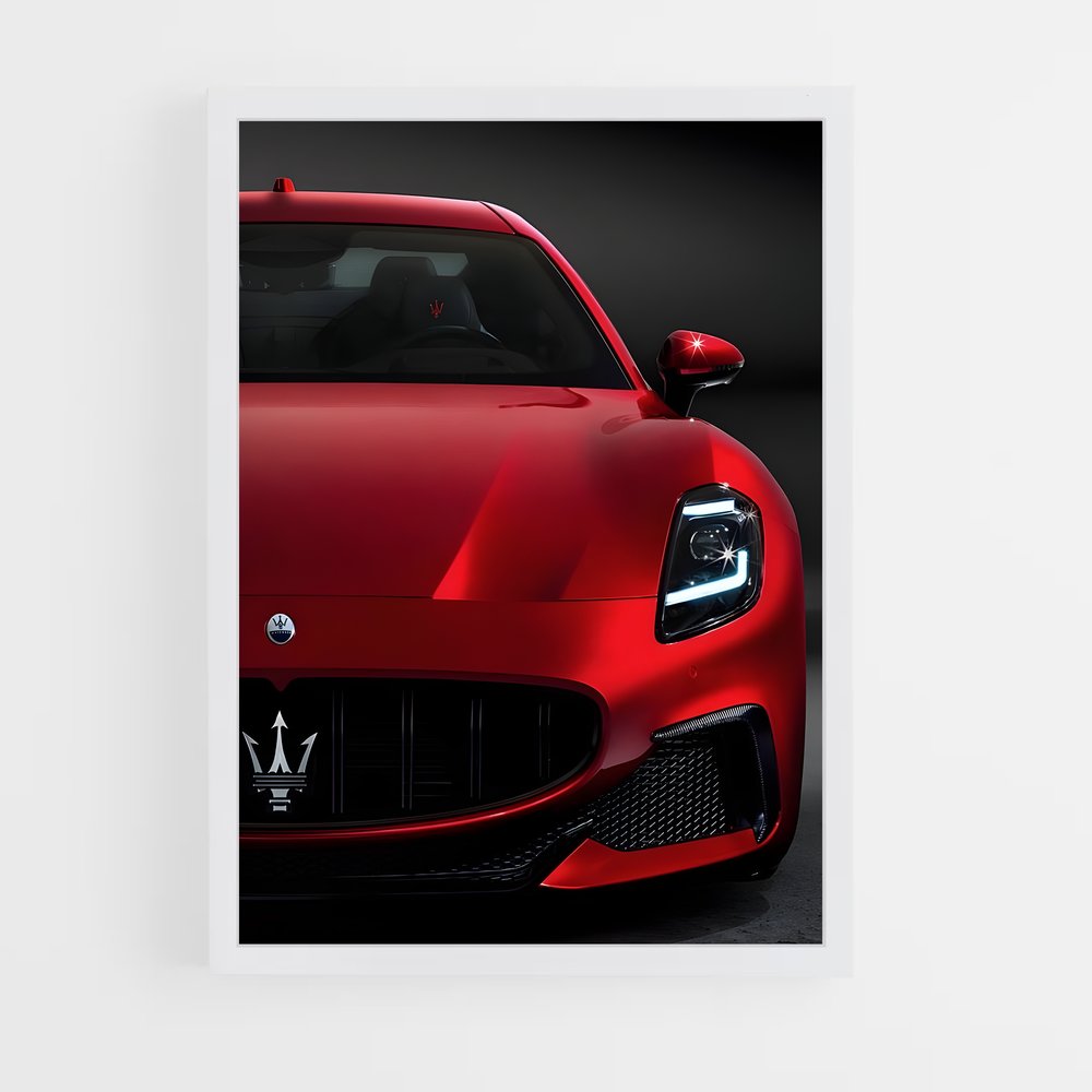 Poster Gran Turismo Racer – affiche Maserati (vue 3)